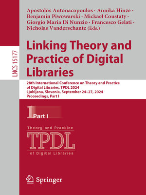 cover image of Linking Theory and Practice of Digital Libraries
